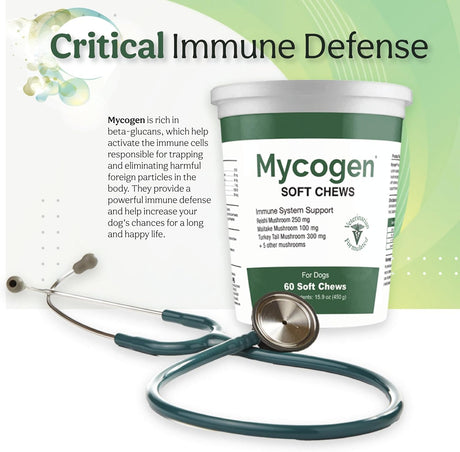PET HEALTH SOLUTIONS - Pet Health Solutions Mycogen for Dogs Vitamins with 8 Types of Mushrooms 60 Masticables 2 Pack - The Red Vitamin MX - Suplementos Herbales Para Perros - {{ shop.shopifyCountryName }}