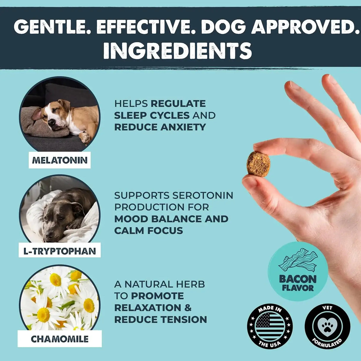 MIGHTY PAW - Mighty Paw Calming Chews for Dogs with Melatonin 120 Masticables - The Red Vitamin MX - Relajantes Para Perros - {{ shop.shopifyCountryName }}