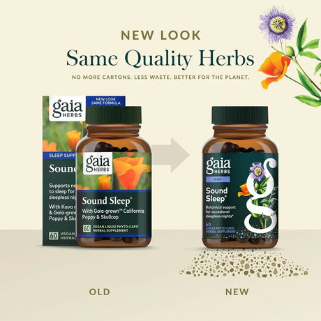 GAIA HERBS - Gaia Herbs Sound Sleep 60 Capsulas - The Red Vitamin MX - Suplementos Alimenticios - {{ shop.shopifyCountryName }}
