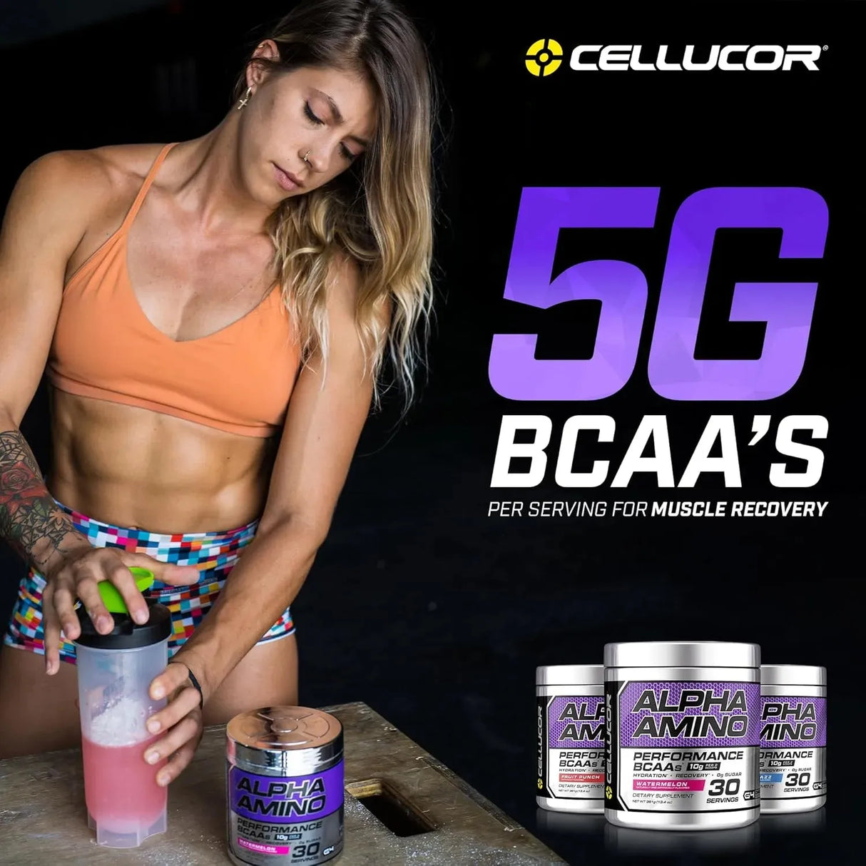 CELLUCOR - Cellucor Alpha Amino EAA & BCAA Powder 30 Servicios ICY Blue Razz 381Gr. - The Red Vitamin MX - Suplementos Alimenticios - {{ shop.shopifyCountryName }}