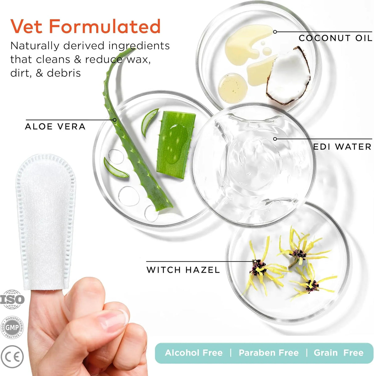 ARCA PET - Arca Pet Dog Ear Cleaner Wipes 100 Toallitas - The Red Vitamin MX - Cuidado Del Oído De Perros - {{ shop.shopifyCountryName }}