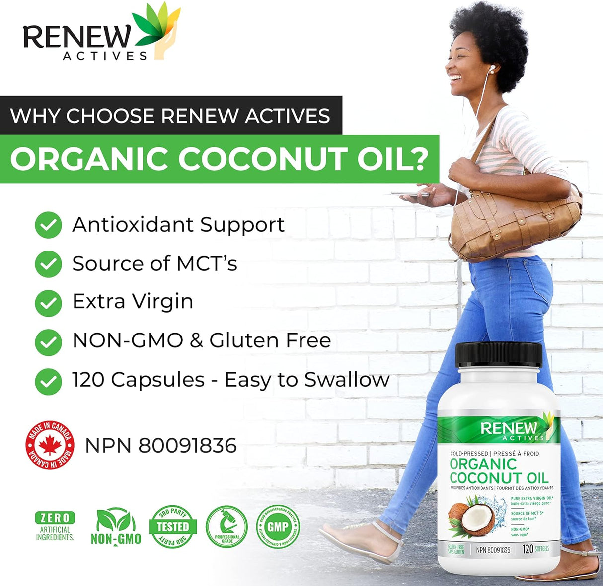 RENEW ACTIVES - Renew Actives Coconut Oil 120 Capsulas Blandas - The Red Vitamin MX - Suplementos Alimenticios - {{ shop.shopifyCountryName }}