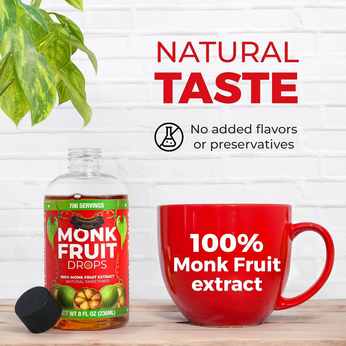 TRANSPARENCY FOODS - Transparency Foods 100% Pure Monk Fruit Extract Drops 236Ml. - The Red Vitamin MX - Suplementos Alimenticios - {{ shop.shopifyCountryName }}