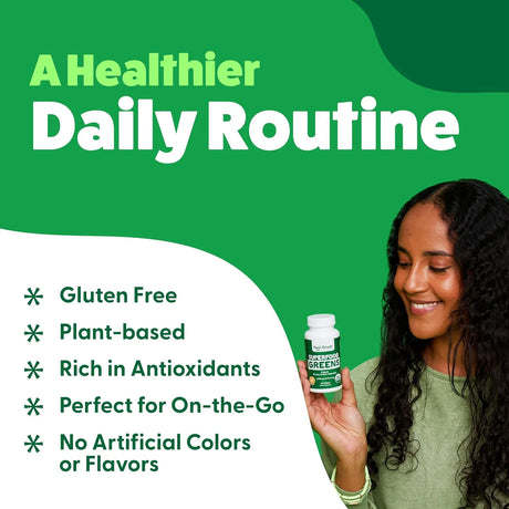 FEEL GREAT - Feel Great Vitamins Super Greens 60 Tabletas - The Red Vitamin MX - Suplementos Alimenticios - {{ shop.shopifyCountryName }}