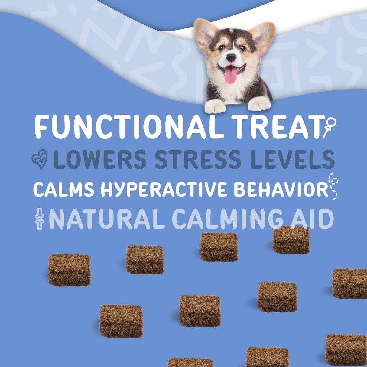 waggedy Calm with Melatonin 60 Masticables
