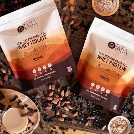 TAHA - Taha New Zealand Grass-Fed Whey Protein Concentrate Powder Mocha 907Gr. - The Red Vitamin MX - Suplementos Alimenticios - {{ shop.shopifyCountryName }}