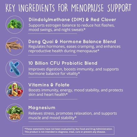 HAPPY HEALTHY HIPPIE - Happy Healthy Hippie Menopause Support 60 Capsulas - The Red Vitamin MX - Suplementos Alimenticios - {{ shop.shopifyCountryName }}