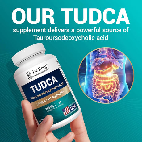 DR. BERG - Dr. Berg TUDCA 30 Capsulas - The Red Vitamin MX - Suplementos Alimenticios - {{ shop.shopifyCountryName }}