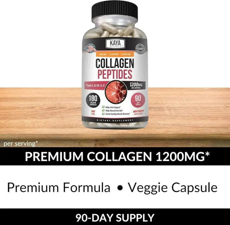 KAYA NATURALS - Kaya Naturals Multi Collagen Peptides Complex 180 Capsulas - The Red Vitamin MX - Suplementos Alimenticios - {{ shop.shopifyCountryName }}