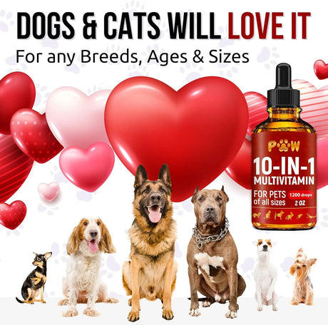 GOLDEN PAW - Golden Paw Liquid Multivitamin for Dogs 2 Fl.Oz. - The Red Vitamin MX - Multivitamínicos Para Perros - {{ shop.shopifyCountryName }}