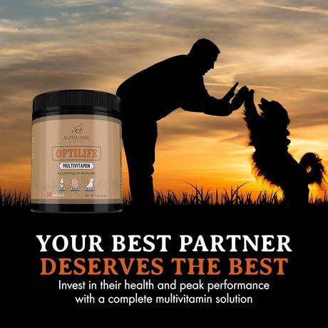 ALPHA DOG NUTRITION - Alpha Dog Nutrition OptiLife Dog Multivitamin Powder 60 Servicios 444Gr. - The Red Vitamin MX - Multivitamínicos Para Perros - {{ shop.shopifyCountryName }}