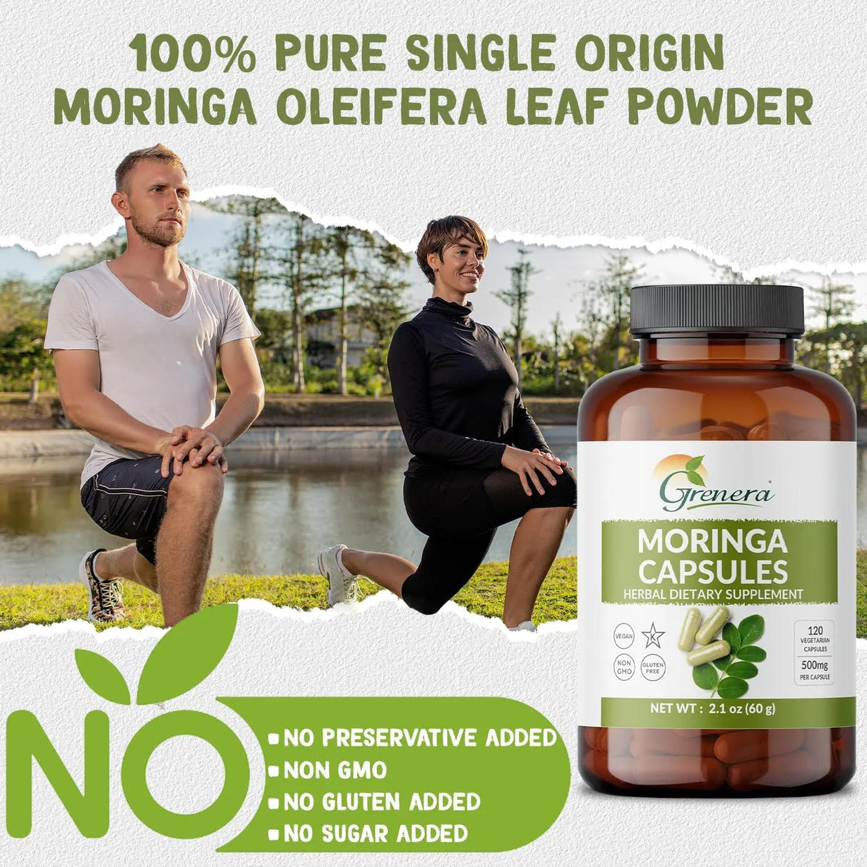 GRENERA - Grenera Moringa 500Mg. 120 Capsulas - The Red Vitamin MX - Suplementos Alimenticios - {{ shop.shopifyCountryName }}