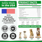 YUMA'S Glucosamine for Dogs Hip and Joint Supplement 170 Masticables