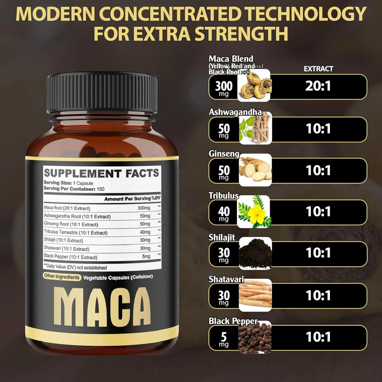 AGOBI - Agobi 7in1 Premium Maca Root 150 Capsulas - The Red Vitamin MX - Suplementos Alimenticios - {{ shop.shopifyCountryName }}