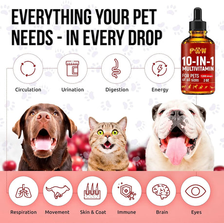 GOLDEN PAW - Golden Paw Liquid Multivitamin for Dogs 2 Fl.Oz. - The Red Vitamin MX - Multivitamínicos Para Perros - {{ shop.shopifyCountryName }}