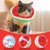 Seyezo Cat Cone Collar Soft Watermelon Large
