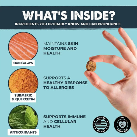 MIGHTY PAW - Mighty Paw Waggables Allergy Immune + Itch 120 Masticables - The Red Vitamin MX - Remedios Para La Picazón De Perros - {{ shop.shopifyCountryName }}