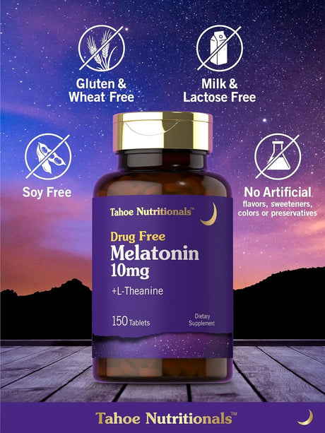 TAHOE NUTRITIONALS - Tahoe Nutritionals Melatonin 10Mg. 150 Tabletas - The Red Vitamin MX - Suplementos Alimenticios - {{ shop.shopifyCountryName }}