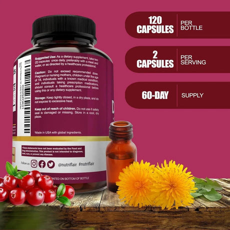NUTRIFLAIR - NutriFlair D-Mannose 1,500Mg. 120 Capsulas - The Red Vitamin MX - Suplementos Alimenticios - {{ shop.shopifyCountryName }}