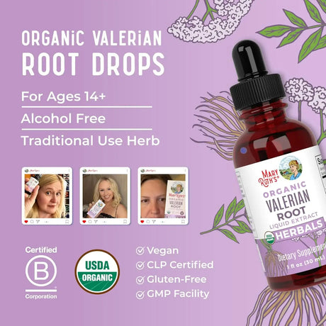 MARY RUTH ORGANICS - MaryRuth Organics Valerian Root Liquid Drops 60 Servicios 1 Fl.Oz. - The Red Vitamin MX - Suplementos Alimenticios - {{ shop.shopifyCountryName }}