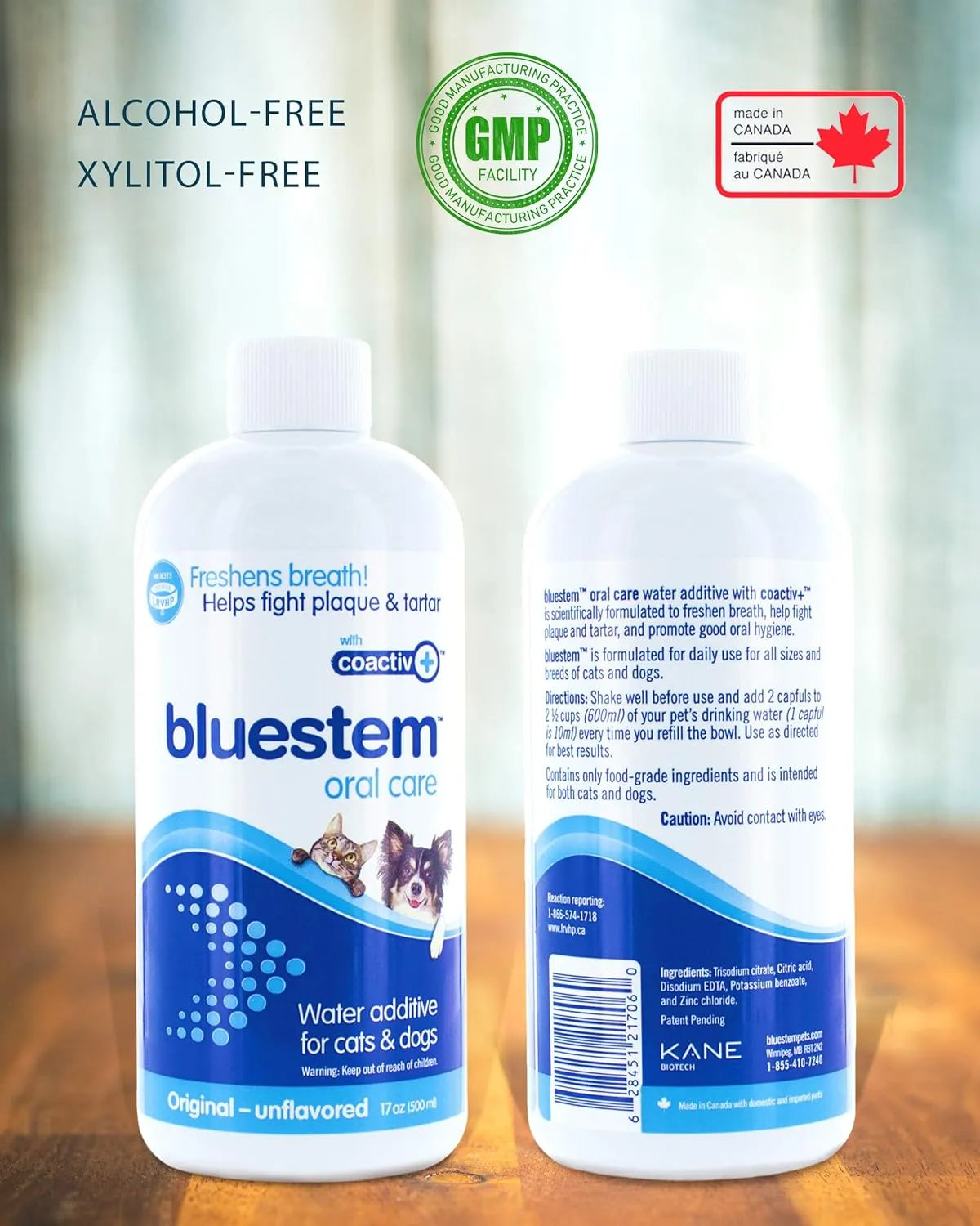 BLUESTEM - Bluestem Pet Water Additive Oral Care: for Dogs & Cats 500Ml. - The Red Vitamin MX - Cuidado Dental Para Perros - {{ shop.shopifyCountryName }}