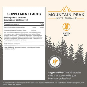 MOUNTAIN PEAK - Mountain Peak Nutritionals Cholesterol Support 90 Capsulas - The Red Vitamin MX - Suplementos Alimenticios - {{ shop.shopifyCountryName }}