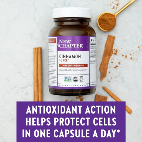 NEW CHAPTER - New Chapter Cinnamon Force 60 Capsulas - The Red Vitamin MX - Suplementos Alimenticios - {{ shop.shopifyCountryName }}