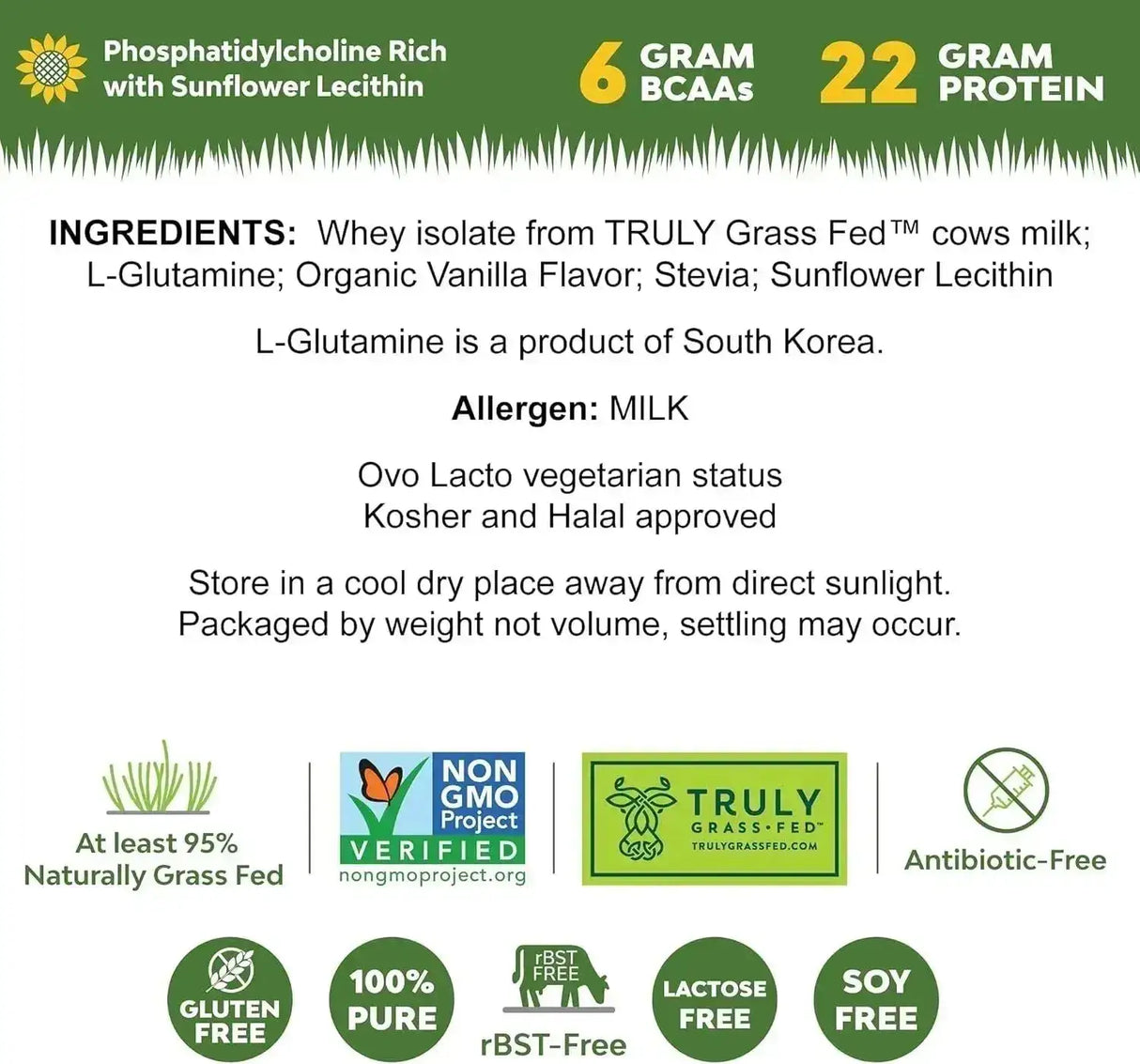 MARIGOLD - MariGold Grass-fed Whey Protein Isolate Powder Creamy Vanilla 454Gr. - The Red Vitamin MX - Suplementos Alimenticios - {{ shop.shopifyCountryName }}