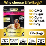 LIFE4LEGS - Life4Legs Soft Chews Dog Vitamins & Supplements Bacon 30 Masticables - The Red Vitamin MX - Multivitamínicos Para Perros - {{ shop.shopifyCountryName }}