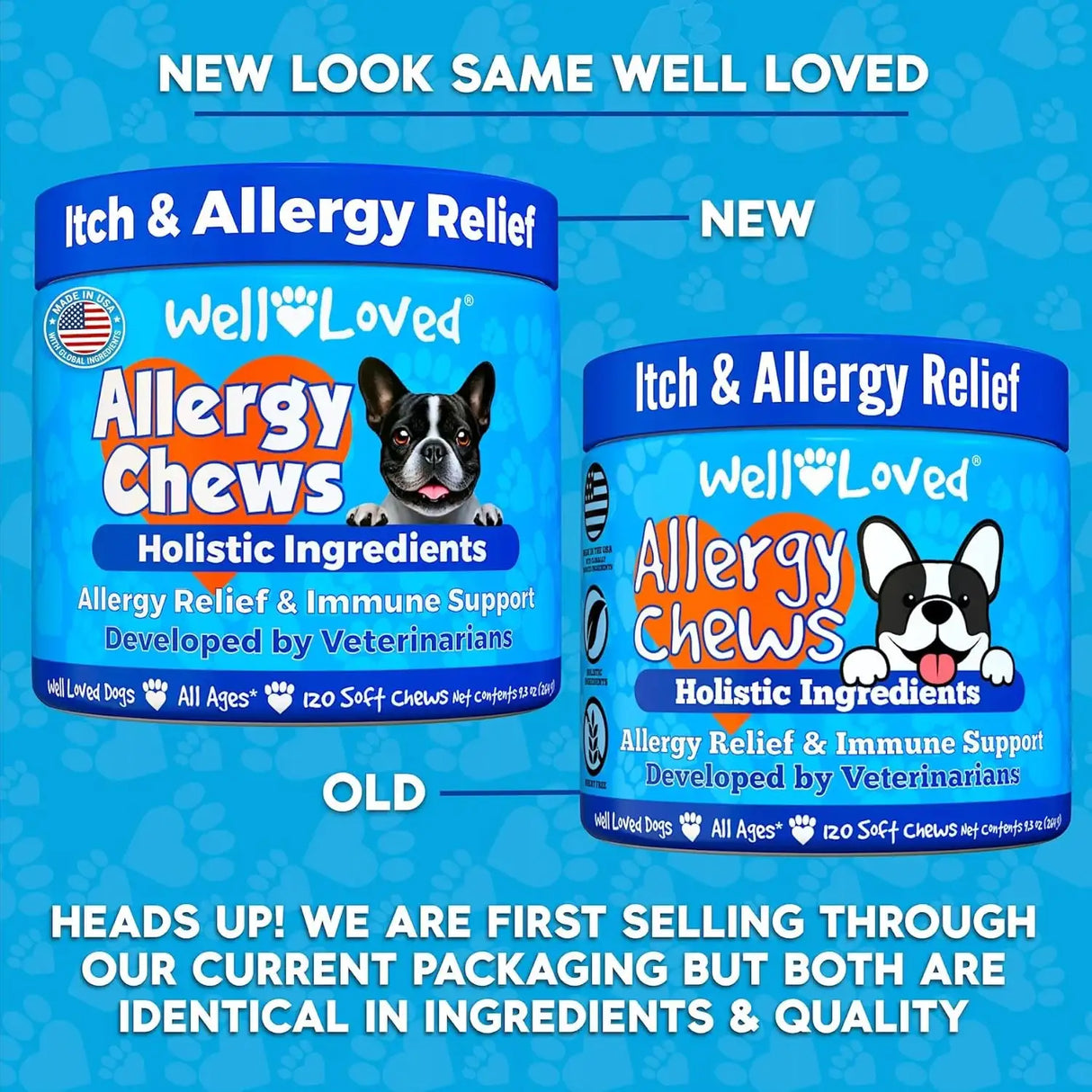 WELL LOVED - Well Loved Dog Allergy Chews 120 Masticables - The Red Vitamin MX - Remedios Para La Picazón De Perros - {{ shop.shopifyCountryName }}