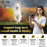 LIFE4LEGS - Life4Legs Soft Chews Dog Vitamins & Supplements Bacon 90 Masticables - The Red Vitamin MX - Multivitamínicos Para Perros - {{ shop.shopifyCountryName }}