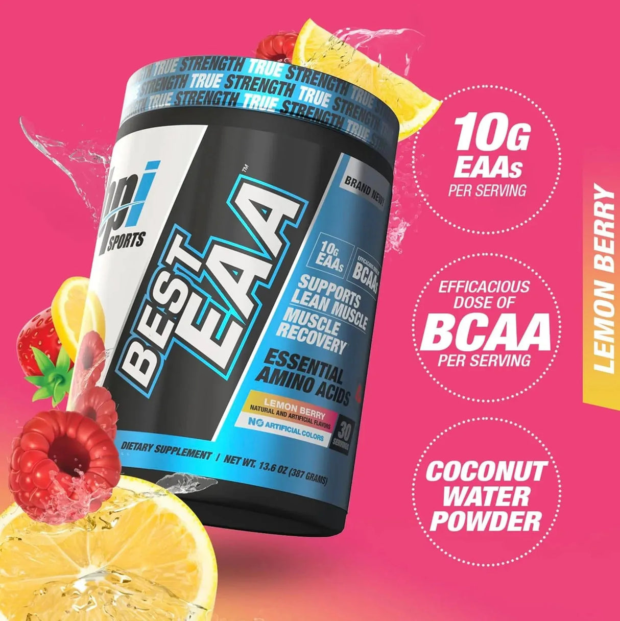 BPI SPORTS - BPI Sports Essential Amino Acids EAA Powder Lemon Berry 387Gr. - The Red Vitamin MX - Suplementos Alimenticios - {{ shop.shopifyCountryName }}