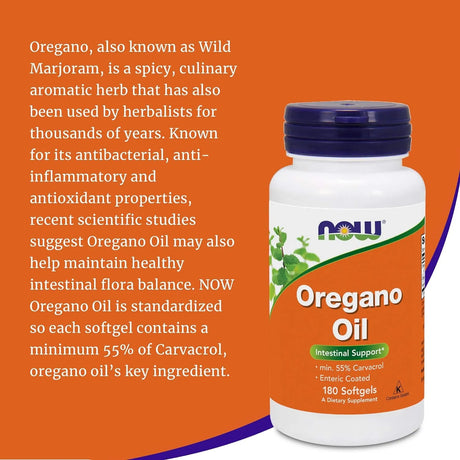 NOW SUPPLEMENTS - Now Foods Oregano Oil 180 Capsulas Blandas - The Red Vitamin MX - Suplementos Alimenticios - {{ shop.shopifyCountryName }}