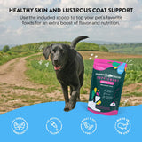 HAPPY GO HEALTHY Skin & Coat Supplements for Dogs 60 Servicios