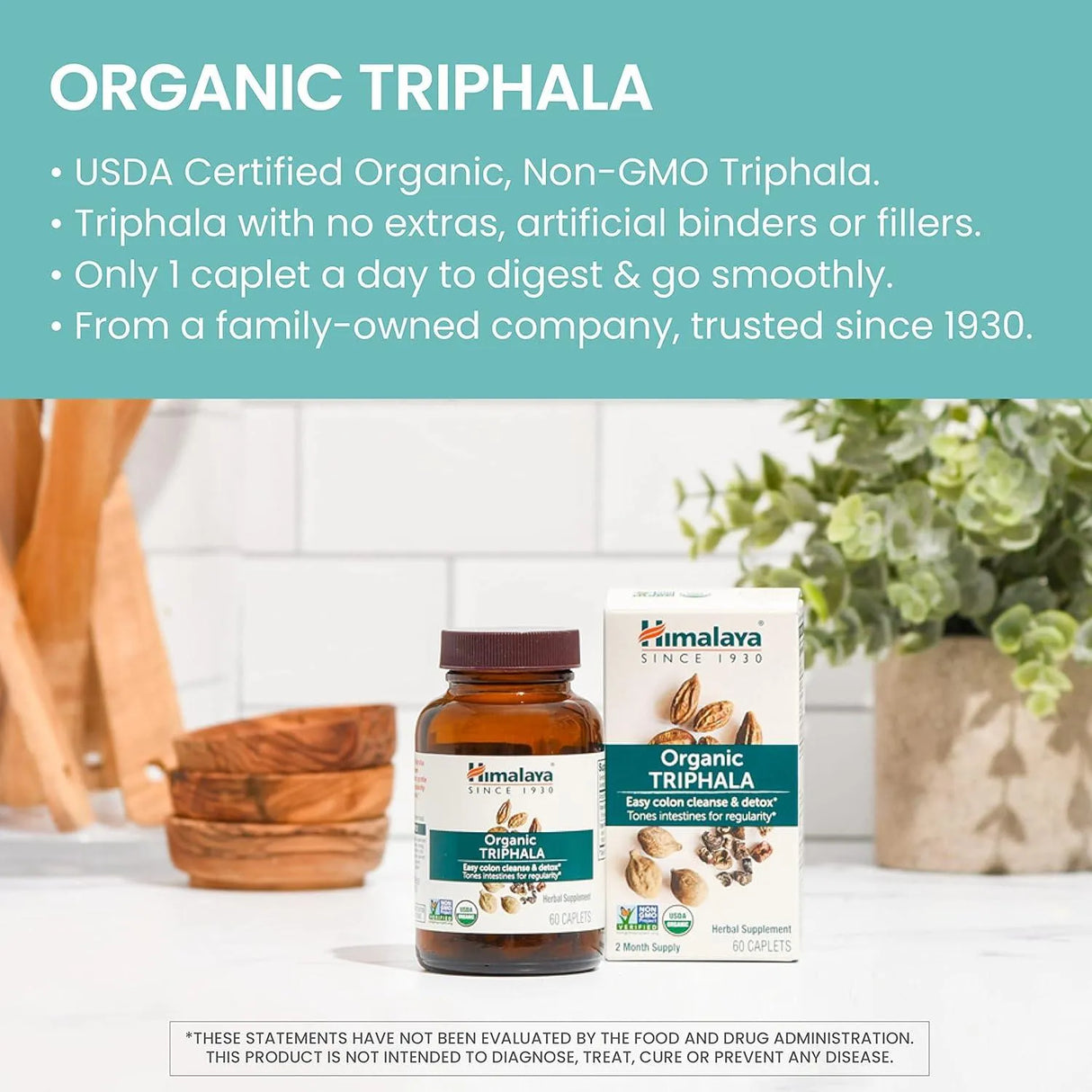 HIMALAYA - Himalaya Organic Triphala 90 Tabletas - The Red Vitamin MX - Suplementos Alimenticios - {{ shop.shopifyCountryName }}