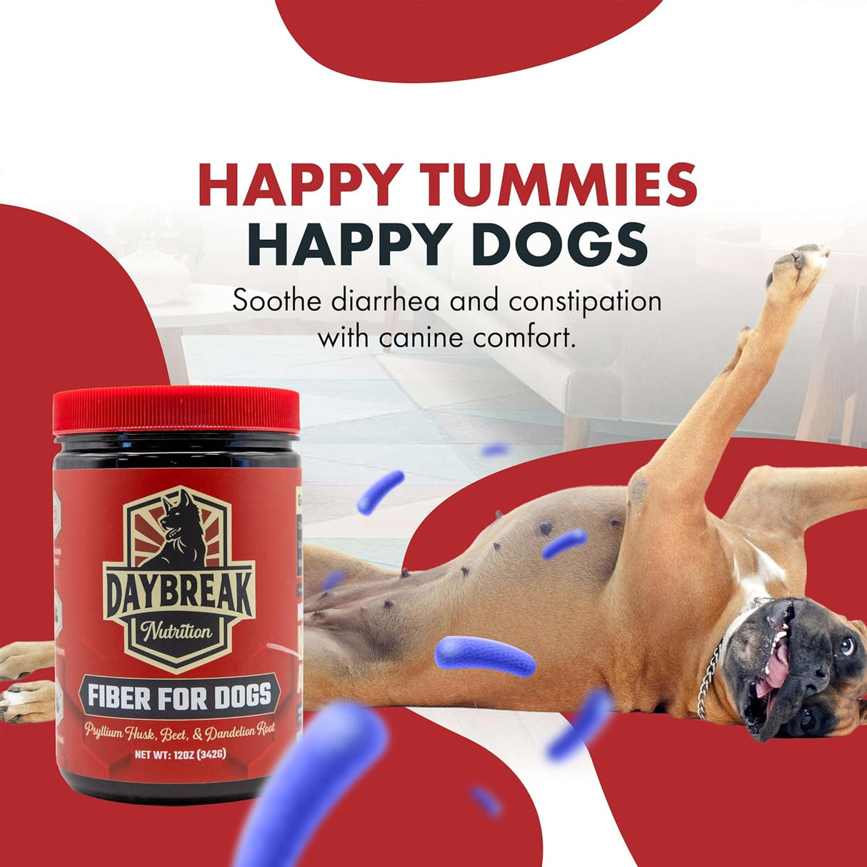Daybreak Nutrition Fiber for Dogs Psyllium Husk 342Gr.