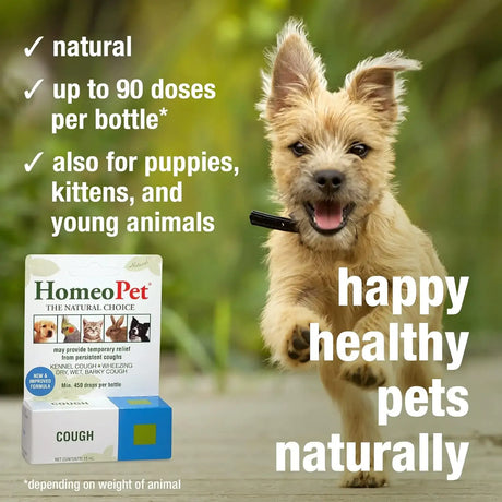 HOMEOPET - HomeoPet Cough Safe and Natural Cough Supplement for Dogs 15Ml. - The Red Vitamin MX - Medicamentos Sin Receta Para Perros - {{ shop.shopifyCountryName }}