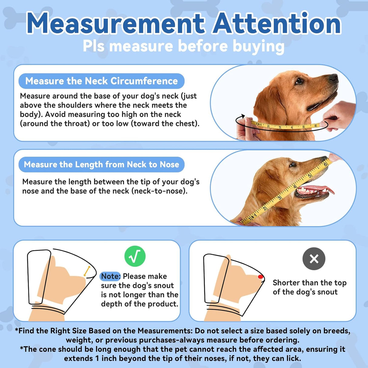 WinWeal Soft Dog Cone for Dogs M Neck: 13.8-15.7"