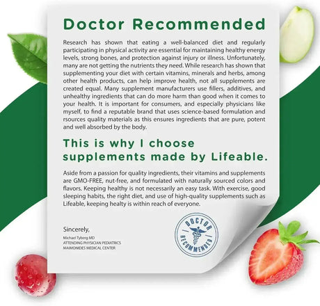 LIFEABLE - Lifeable Magnesium Gummies 900Mg. 90 Gomitas - The Red Vitamin MX - Suplementos Alimenticios - {{ shop.shopifyCountryName }}