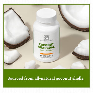 Amy Myers MD Coconut Charcoal Natural Activated Charcoal 60 Capsulas