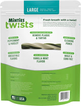 MINTIES - Minties Twists VetIQ Dog Dental Bone Treats Dental Chews for Medium/Large Dogs Over 40 Lbs 40 Piezas - The Red Vitamin MX - Cuidado Dental Para Perros - {{ shop.shopifyCountryName }}