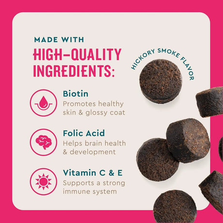 VETIQ - VetIQ Multivitamin Supplement for Dogs Hickory Smoke Flavored 60 Masticables - The Red Vitamin MX - Multivitamínicos Para Perros - {{ shop.shopifyCountryName }}