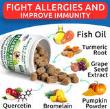 BARK&SPARK - BARK&SPARK Dog Allergy Relief Chews Chicken 120 Masticables 2 Pack - The Red Vitamin MX - Remedios Para La Picazón De Perros - {{ shop.shopifyCountryName }}