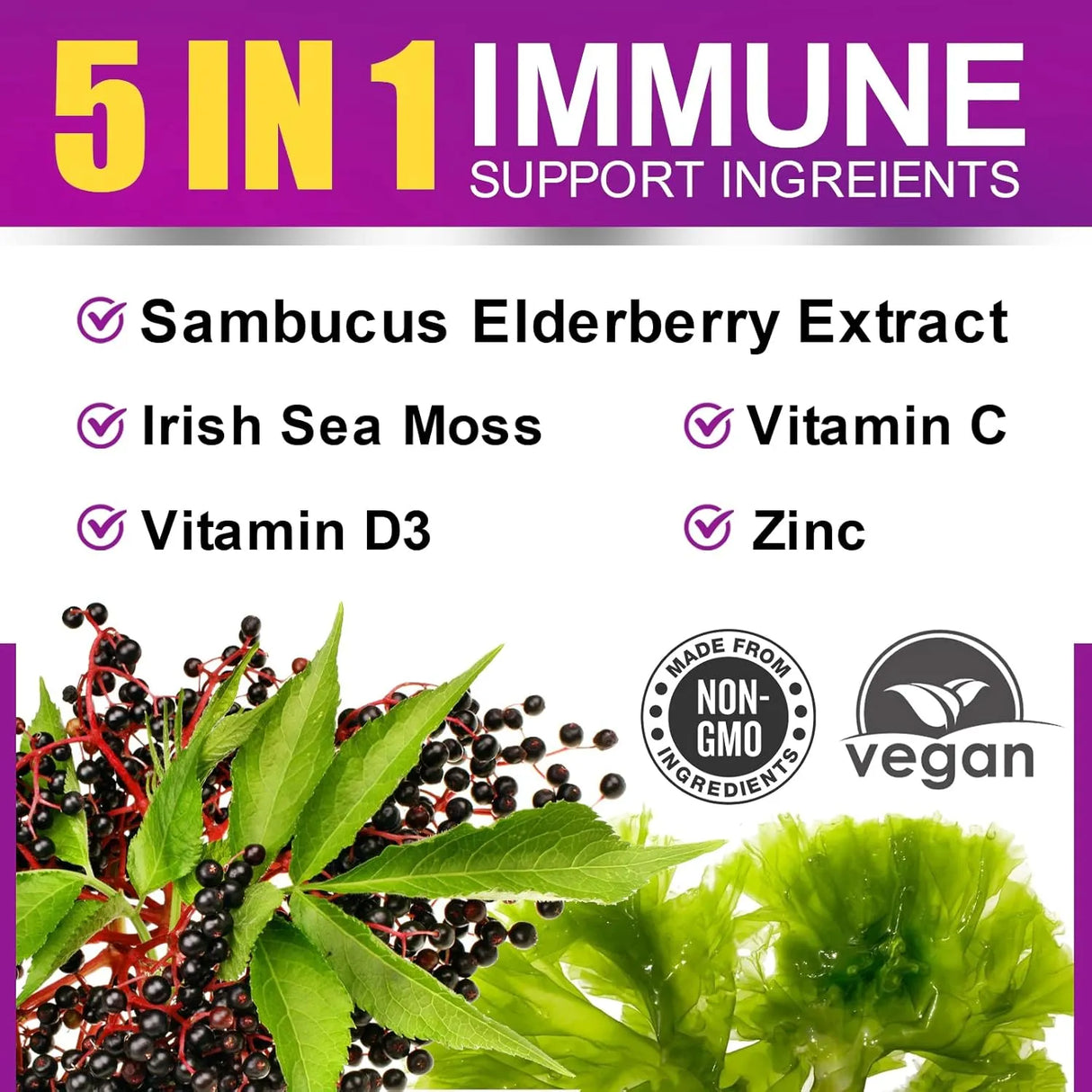 B BEWORTHS - B BEWORTHS Elderberry Gummies & Irish Sea Moss 60 Gomitas 2 Pack - The Red Vitamin MX - Suplementos Alimenticios - {{ shop.shopifyCountryName }}