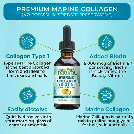 WHY NOT NATURAL - Why Not Natural Liquid Collagen 2 Fl.Oz. - The Red Vitamin MX - Suplementos Alimenticios - {{ shop.shopifyCountryName }}