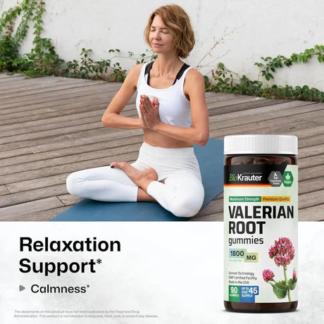 BIOKRAUTER - BIO KRAUTER Valerian Root Gummies 1800Mg. 90 Gomitas - The Red Vitamin MX - Suplementos Alimenticios - {{ shop.shopifyCountryName }}
