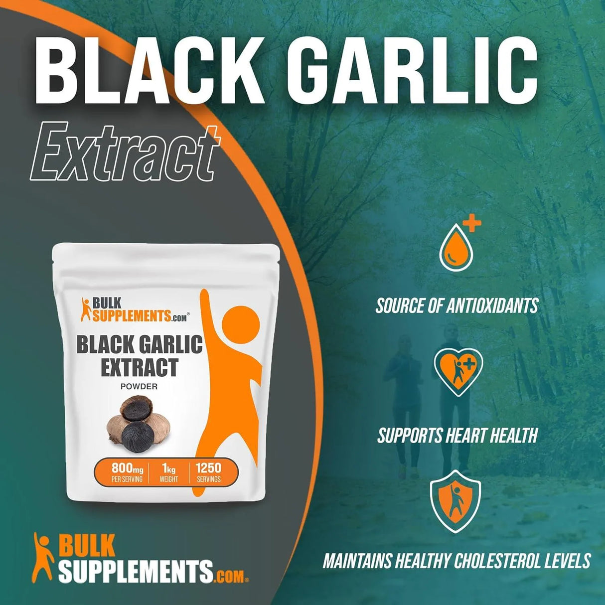 BULK SUPPLEMENTS - Bulk Supplements Black Garlic Extract 1 Kg. - The Red Vitamin MX - Suplementos Alimenticios - {{ shop.shopifyCountryName }}