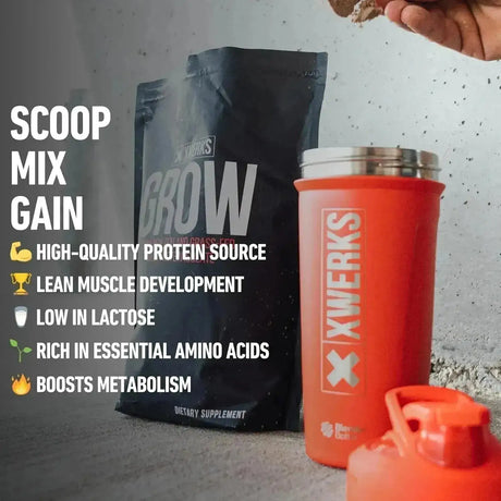 XWERKS - Xwerks Grow 100% New Zealand Grass-Fed Whey Protein Vanilla 28.8 Oz. - The Red Vitamin MX - Suplementos Alimenticios - {{ shop.shopifyCountryName }}