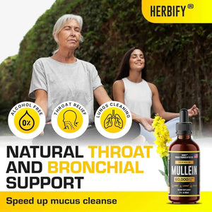 HERBIFY - HERBIFY Mullein Extract Lung Cleanse 2 Fl.Oz. - The Red Vitamin MX - Suplementos Alimenticios - {{ shop.shopifyCountryName }}