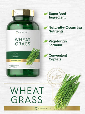 CARLYLE - Carlyle Wheat Grass 500 Tabletas - The Red Vitamin MX - Suplementos Alimenticios - {{ shop.shopifyCountryName }}